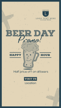 Happy Beer Facebook Story Design
