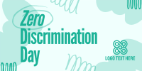 Zero Discrimination Day Twitter Post Design