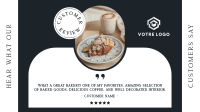 Pastries Customer Review Facebook Event Cover Image Preview