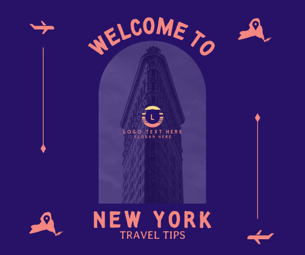 New York Travel  Facebook Post Design Image Preview