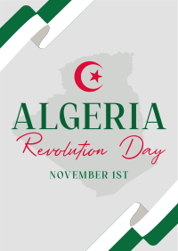 Algerian Revolution Flyer Design