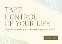 Life Coaching Postcard Image Preview