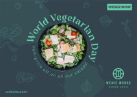 World Vegetarian Day Postcard Image Preview