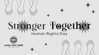 Stronger Together this Human Rights Day Animation Design