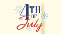 4th of July Text Facebook Event Cover Image Preview