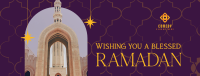 Greeting Ramadan Arch Facebook cover Image Preview