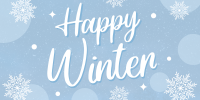 Simple Winterly Greeting Twitter post Image Preview