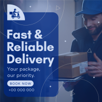 Reliable Courier Delivery Instagram post Image Preview