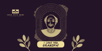 Greeting Grandfather Frame Twitter post Image Preview