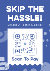 Easy QR Code Payment Poster Design