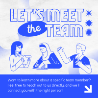 Meet Team Employee Instagram post Image Preview