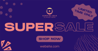 Modern Super Sale Facebook ad Image Preview