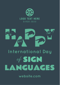 Happy Sign Flyer Image Preview