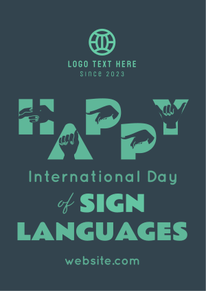 Happy Sign Flyer Image Preview