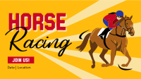 Vintage Horse Racing Animation Image Preview