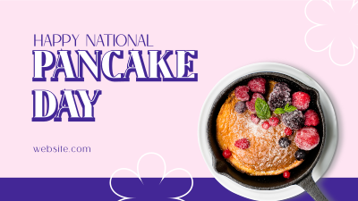 Yummy Pancake Facebook event cover Image Preview