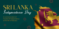 Sri Lankan Flag Twitter post Image Preview