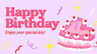 Y2K Birthday Greeting Animation Design