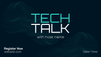 Futuristic Talk Facebook Event Cover Image Preview