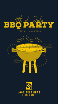 Come at Our 4th of July BBQ Party  Facebook story Image Preview