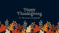 Thanksgiving Autumn Leaves Facebook Event Cover Image Preview