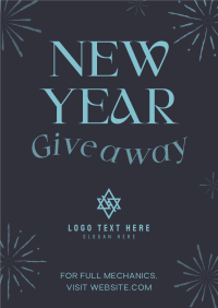 New Year Giveaway Flyer Design