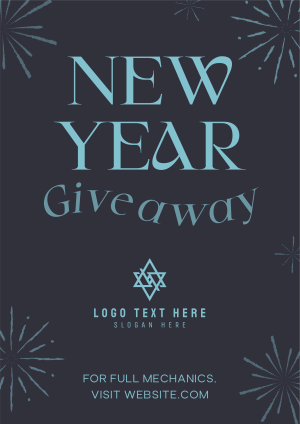 New Year Giveaway Flyer Image Preview