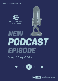 Normal Podcast Flyer Design