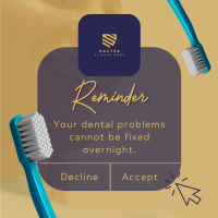 Dental Reminder Instagram Post Image Preview