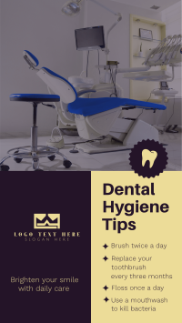 Dental Hygiene Tips TikTok Video Design