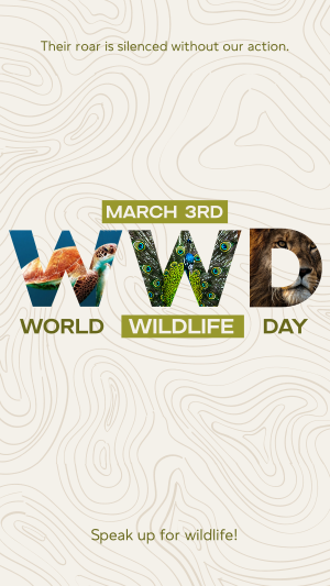 World Wildlife Day Facebook story Image Preview