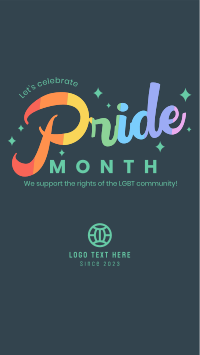 Love Pride Facebook story Image Preview