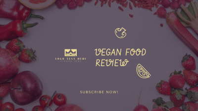 Fresh Vegan Food  YouTube Banner Image Preview