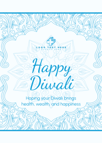 Fancy Diwali Greeting Poster Image Preview
