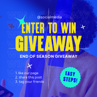 Enter Giveaway Instagram post Image Preview