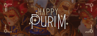 Celebrating Purim Facebook cover Image Preview