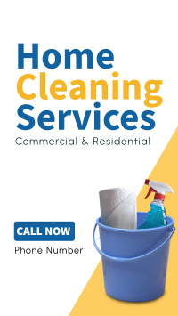 Cleaning Service Facebook Story Design