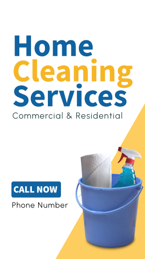 Cleaning Service Facebook story Image Preview