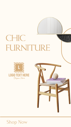 Chic Furniture Instagram story Image Preview