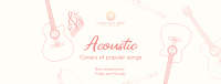 Acoustic Music Covers Facebook Cover Design