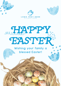 Easter Sunday Greeting Flyer Design