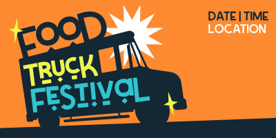 Food Truck Festival Twitter post Image Preview