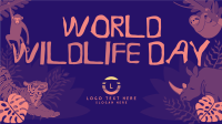 Rustic World Wildlife Day Animation Design