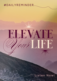 Elevating Life Poster Design