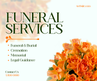 Funeral Flowers Facebook post Image Preview