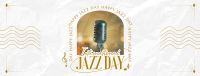 Elegant Jazz Day Facebook Cover Design