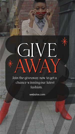 Fashion Giveaway Facebook story Image Preview