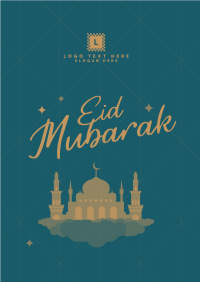 Eid Blessings Flyer Design