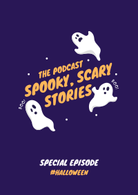Spooky Podcast Poster Image Preview