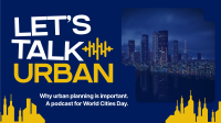 Modern Cities Podcast Animation Preview